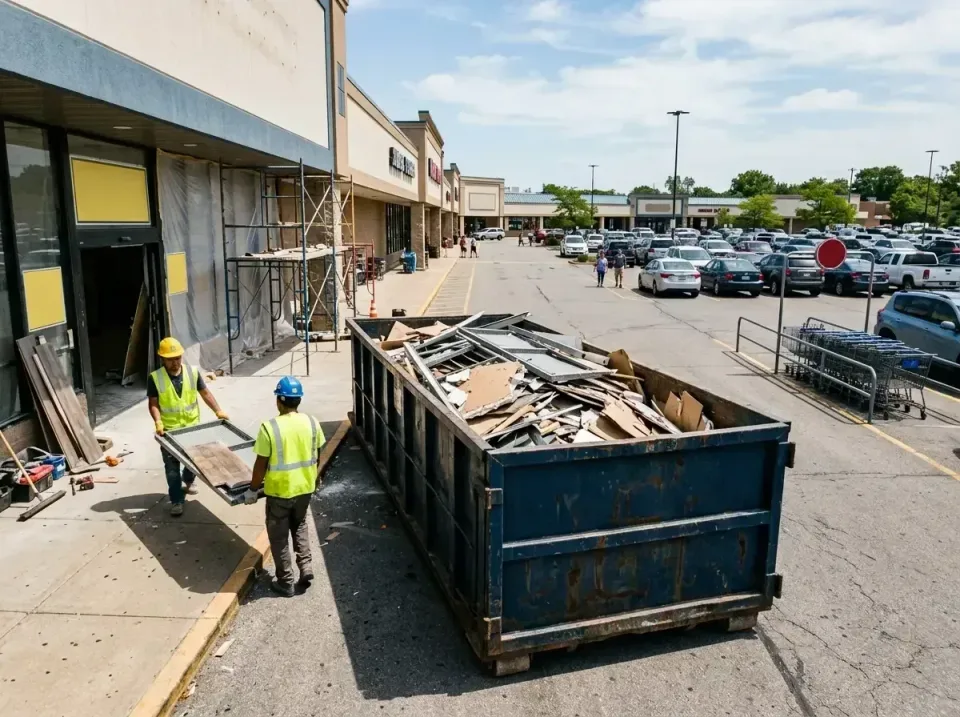 retail-store-renovation-debris-003 — frequently asked questions, Roll-off Dumpster Rentals in Sauk Village, IL